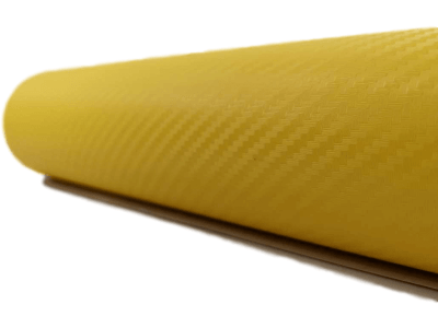3D Carbon fólia - sárga 50x153cm