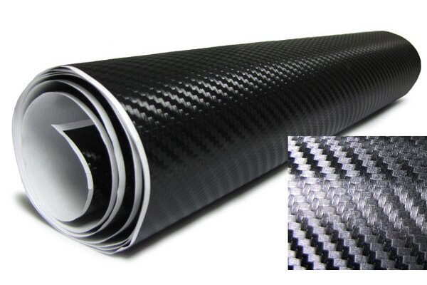 3D karbon fólia - fekete 50x153cm