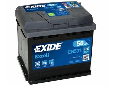 Accumulatore Exide EB500 50 Ah D+