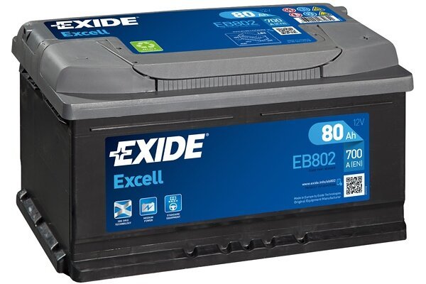 Akumulator Exide EB802 80 Ah D+