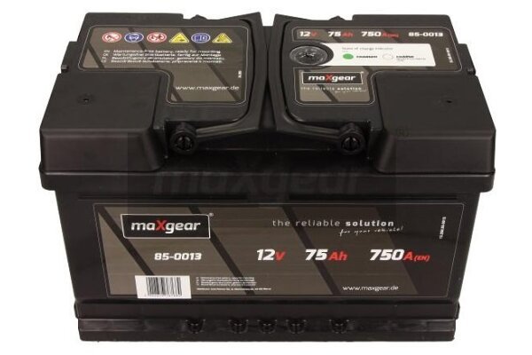 Akumulator MaxGear - 75Ah/750A D+ 