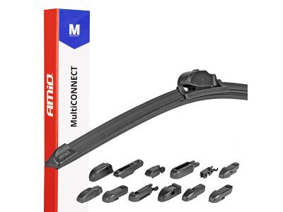 AMiO Multiconnect ablaktörlő lapát 13" (330 mm) 12 adapter