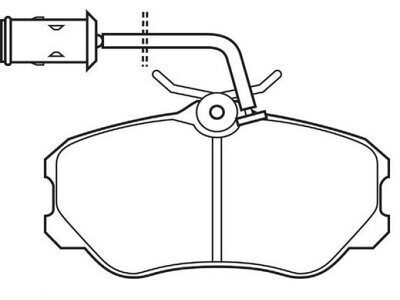 Bremsbeläge vorne S70-0468 - Lancia Thema 84-94
