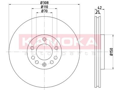 Bremsscheiben vorne 103253 - Opel Adam 13-
