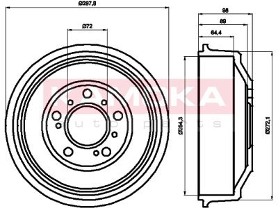 Bremstrommel 104017 - Fiat Ducato 82-06