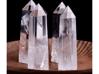 Dekoratív kristály, átlátszó, 1 db