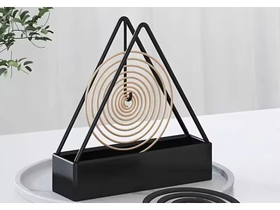 Držalo spirale za komarje SpiraSafe, Črna