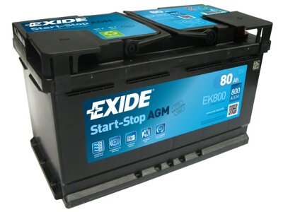 Exide EK800 AGM 80 Ah akkumulátor