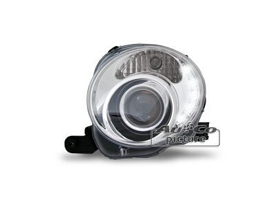 Far Fiat 500 07- DRL izgled krom