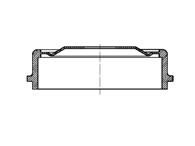 Fékdob S73-1003 - Opel