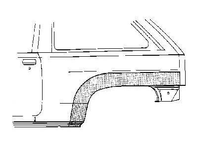 Fiancata parziale Opel CORSA B 93-00 3 porte