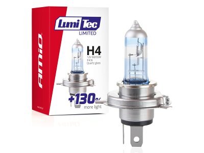 Halogena žarulja H4 12V 60 / 55W LumiTec LIMITED + 130%