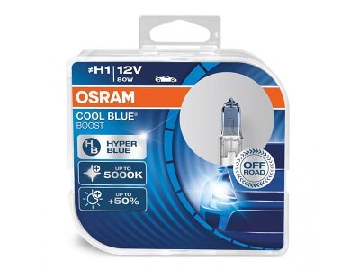 Halogenska žarnica Osram H1 12V 80W P14,5s Cool Blue Boost 5500K / 2 kom.