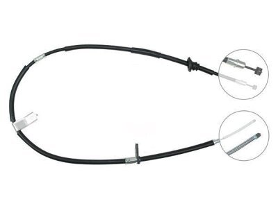 Handbremsseil Hyundai Accent 95-05, hinten, links, 1485/1310 mm