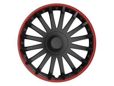 Hubcap Crystal 15" crno-crveni (crni s crvenim rubom)