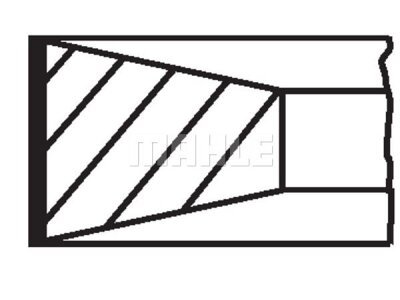 Komplet batnih obročkov 013RS001350N0 - Ford