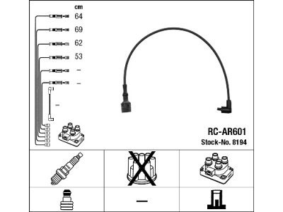 Komplet kablova za paljenje svječica 8194 - Alfa Romeo 145 94-01