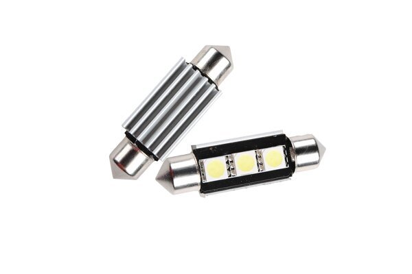 LED-Birnen 70199 - C5W, 12V, 3xSMD, weiß, 2 Stück