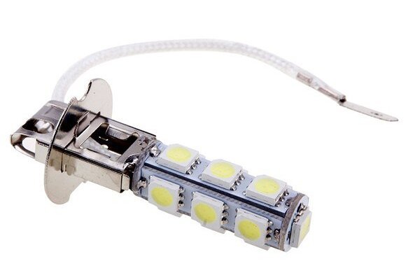 LED-Birnen H3, 12V, 13xSMD, weiß, 2 Stück 