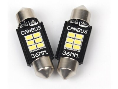 LED sijalice 10-16V, 6xSMD, 210Lm, 36mm, CANBUS, 2 komada, 12 mesečna garancija, PREMIUM