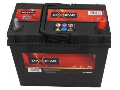 MaxGear akkumulátor - 45Ah/330A D+