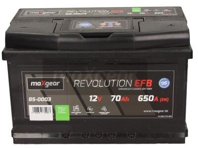 MaxGear akkumulátor - 70Ah/650A D+ (start/stop)