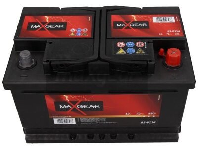 MaxGear akkumulátor - 72Ah/680A D+