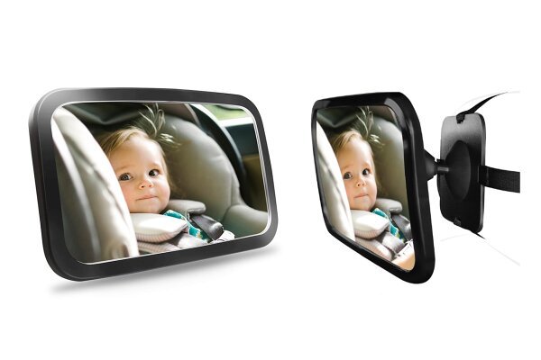 Ogledalo za opazovanje otroka v avtu 29 x 19 cm