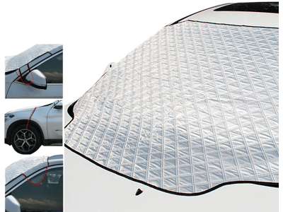Pametni pokrivač za vetrobransko staklo 2 u 1, 2. Generacija, dodatno 2x pričvršćivanje, 148 x 118 cm