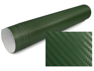 Pellicola in carbonio 3D - verde 50x153cm