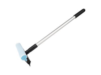 Pralnik za stekla, stekla in ogledala + teleskopski vodni otiralnik iz aluminija 59/100 cm AMIO-03855