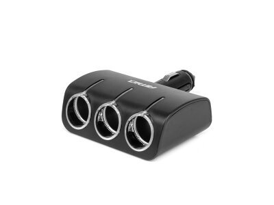 Razdelilnik vtičnice za cigaretni vžigalnik 12V 24V 120W 90° AMIO-04358