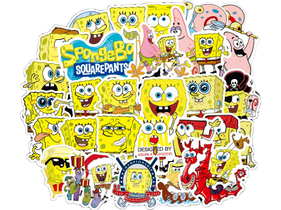 Set di adesivi di personaggi dei cartoni animati per bambini - 100 pezzi - Qualità eccellente, Spedizione gratuita
