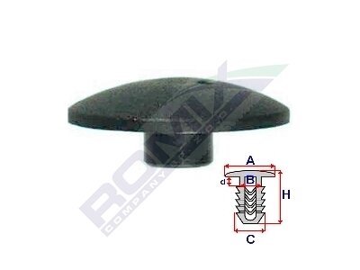 Set za pričvršćivane Seat/Škoda/Volkswagen RX10908 10 komada