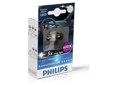 Sijalica C5W LED Philips X-TremeVision (30 mm) 6000K - PH129416000KX1 