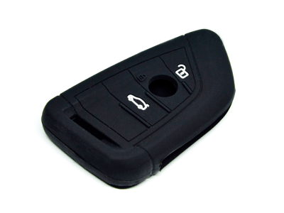 Silikonhülle für Autoschlüssel SEL059-1 - BMW, schwarz