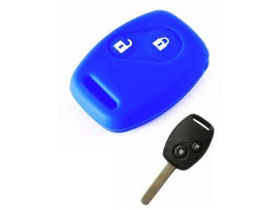 Silikonska zaščita za avto ključ SELM045 - Honda, modra