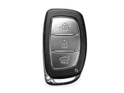 Silikonska zaščita za avto ključ SELR004 - Hyundai, rdeča