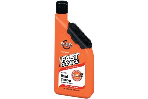 Sredstvo za umivanje rok Fast Orange Permatex 62-001 + ščetka, 440 ml