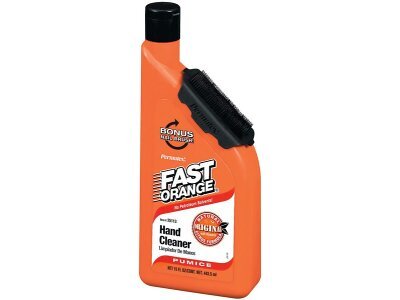 Sredstvo za umivanje rok Fast Orange Permatex + ščetka, 440 ml