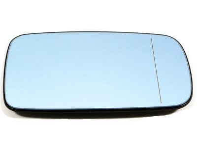 Steklo ogledala BMW 7 (E65/E66) 01-06, modro,ogrevano