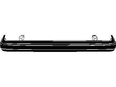 Stoßstange VW Golf II 83-91 schmal Hinten