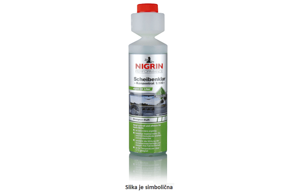 Tekučina za pranje stakla (koncentrat) Nigrin, 250 ml