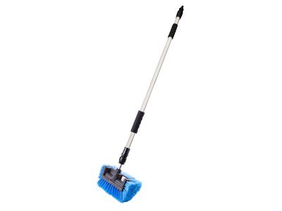 Teleskopska krtača za pranje s priključkom za vodo, maks. Dolžina 158 cm.