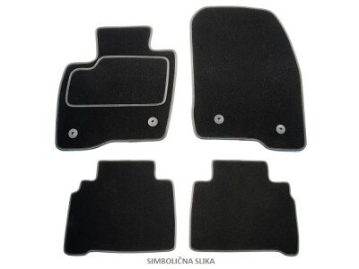 Tepih za automobil (tekstilni) Audi A4 00-05, velur, komplet