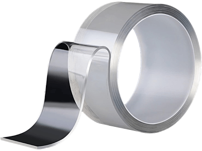Transparentes Nano-Schutzband, 3 cm x 300 cm, 1+1 Gratis