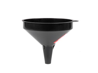 Univerzalen črn plastični lijak za gorivo, tekočino, vodo, 14,5 cm AMIO-04045
