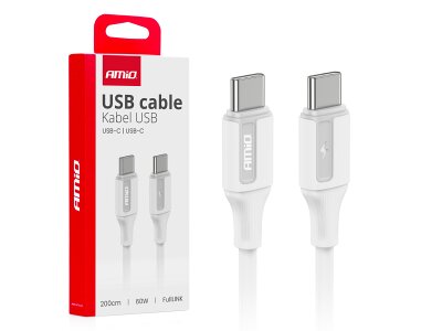 USB-C - USB-C polnilni kabel 60W 200cm FullLINK AMIO-03921