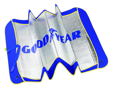 Vetrobransko senčilo, 60 x 130 cm, Goodyear, alu