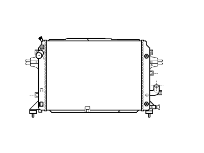 Wasserkühler Opel zafira 07-